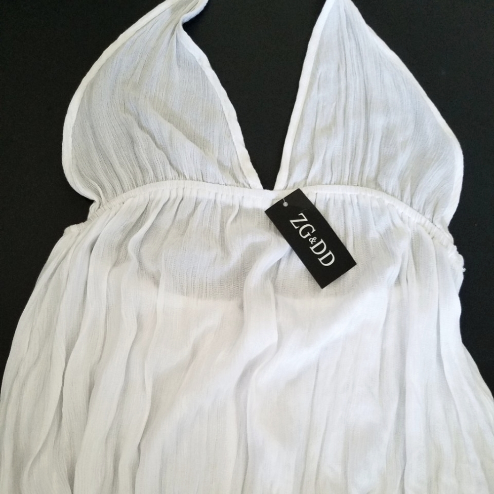Full-Length Halter Dress